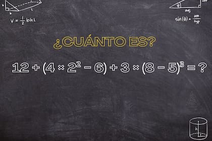 Animate a resolver este ejercicio matemático en un minuto y poné a prueba todos tus conocimientos