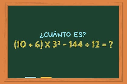 Animate a resolver este ejercicio matemático en un minuto y poné a prueba todos tus conocimientos