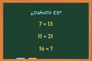 Animate a resolver este ejercicio matemático en un minuto y poné a prueba todos tus conocimientos