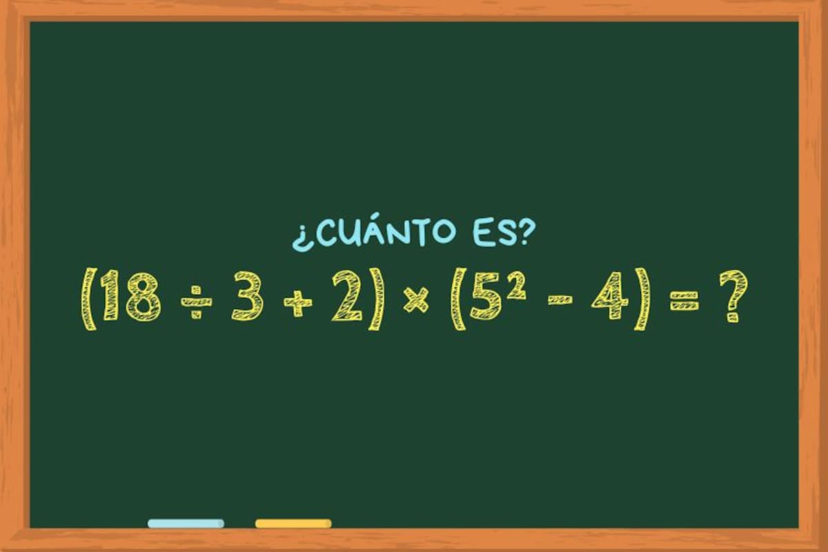 Animate a resolver este ejercicio matemático en 30 segundos y poné a prueba tu inteligencia