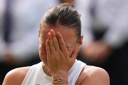 Anisimova agradece a su madre entre lágrimas tras derrota en final de Wimbledon