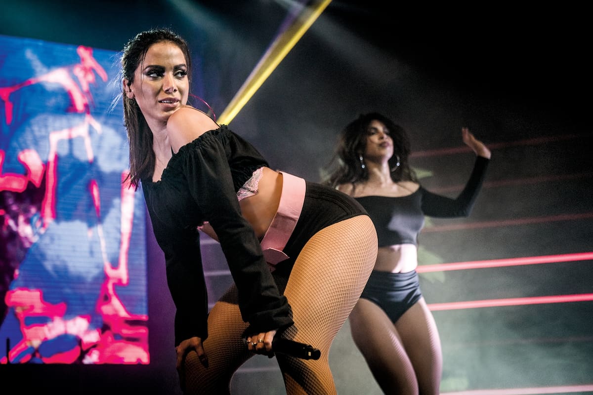 Anitta en Vorterix, en junio. “Ser recibida como si fuera local es muy increíble”, dice.