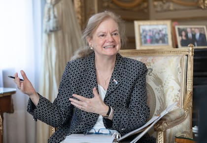 Ann Ganzer, subsecretaria adjunta de Política de No Proliferación en la Oficina de Seguridad Internacional y No Proliferación del Departamento de Estado, en una entrevista con LA NACION.