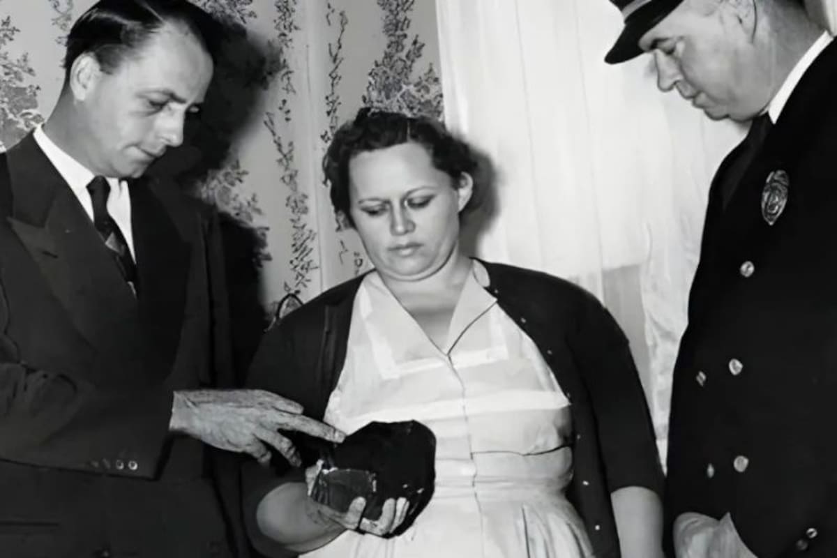Ann Hodges vivió el terrible impacto en el año 1954, en Alabama, Estados Unidos