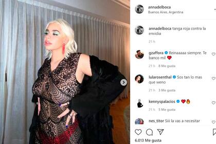 La hija de Andrea del Boca mostró el look que eligió para ir al programa de Jey Mammon