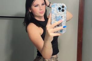 Anna Kepner en una toma de TikTok. La adolescente apareció muerta el 8 de noviembre
