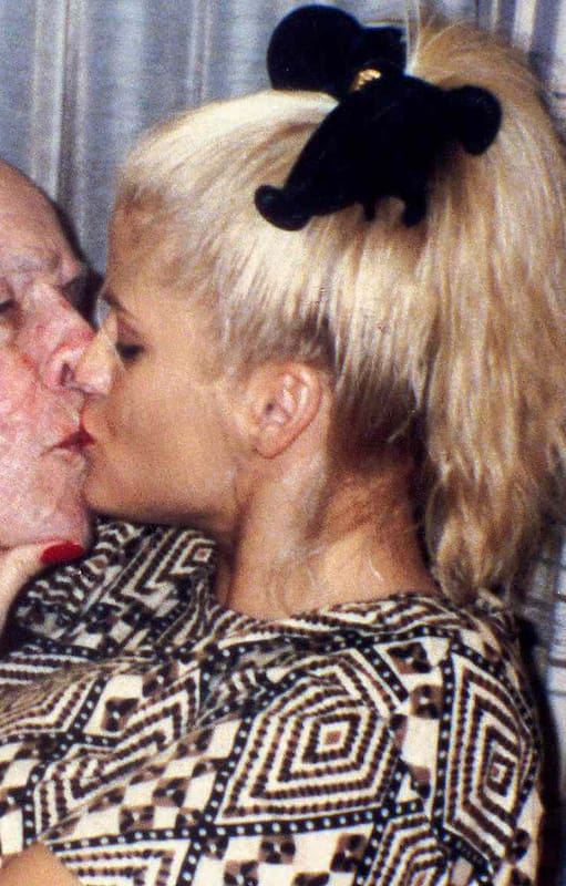 Anna Nicole Smith y Howard Marshall II, recién casados