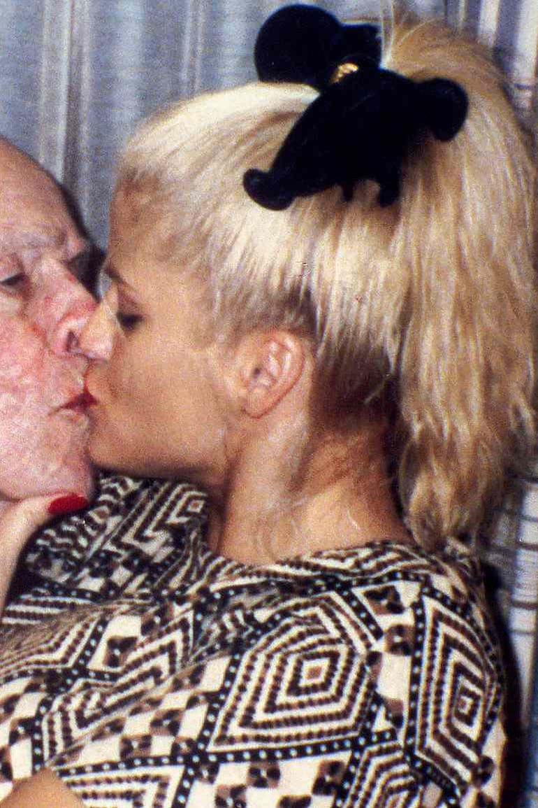 Anna Nicole Smith y Howard Marshall II, recién casados
