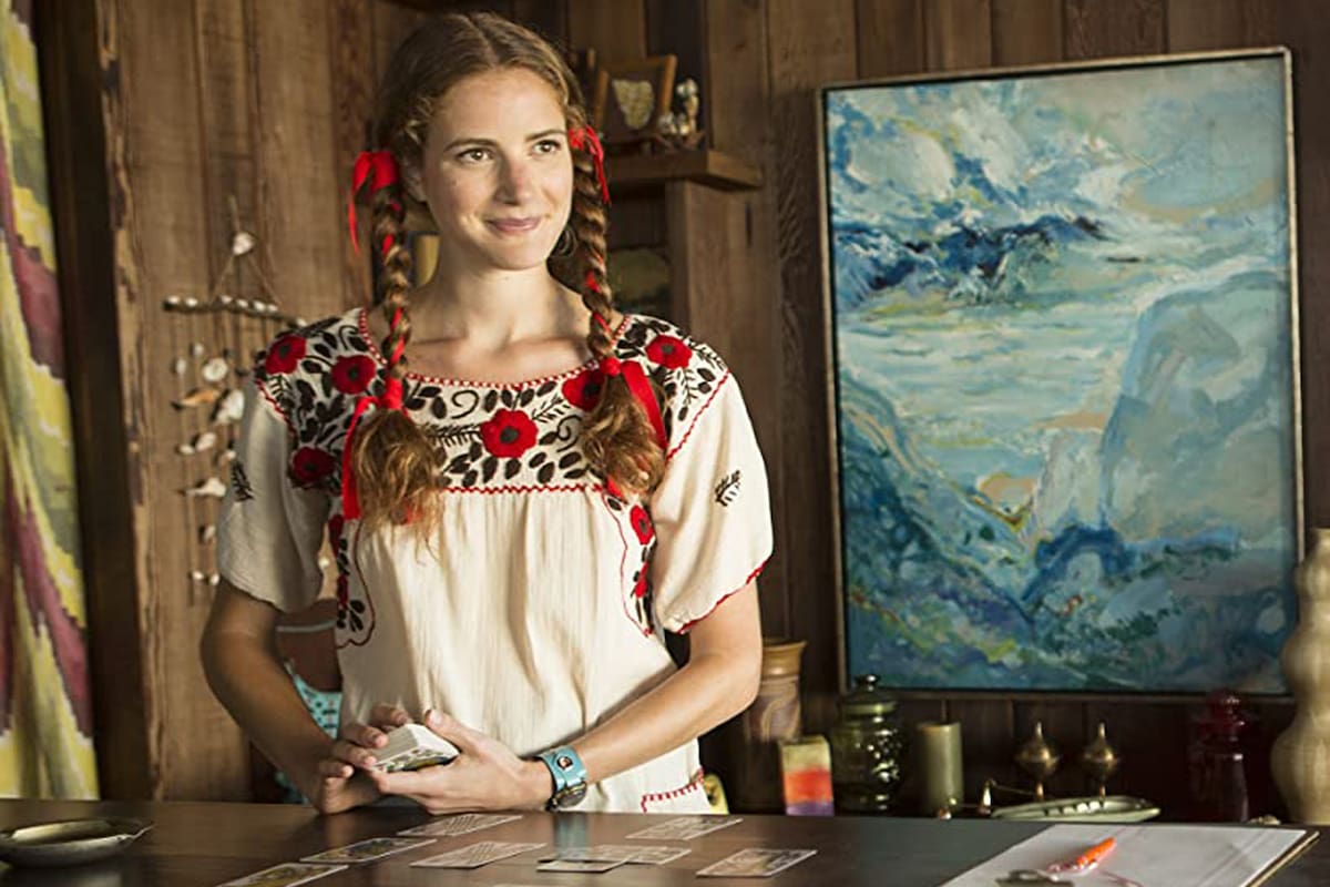 Anna Osceola, en una escena de Mad Men