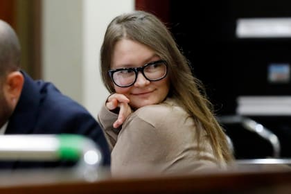Anna Sorokin durante su juicio en la Corte Suprema de Nueva York. 27 de marzo de 2019