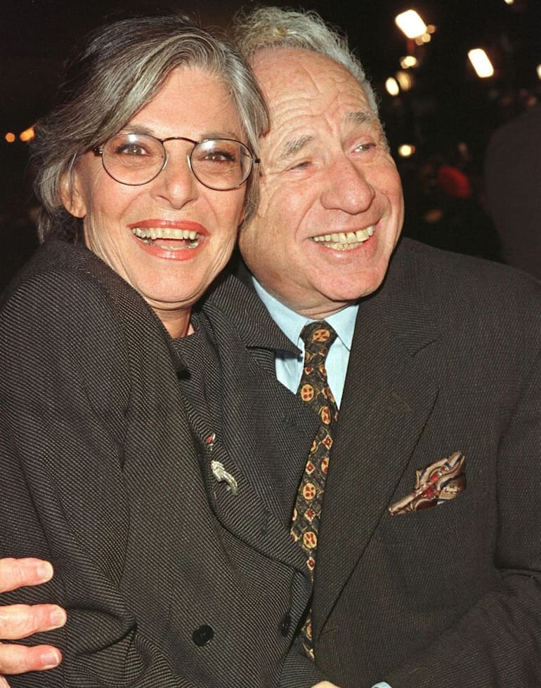 Anne Bancroft y Mel Brooks se conocieron en 1961 y permanecieron unidos hasta la muerte de la actriz, en 2005