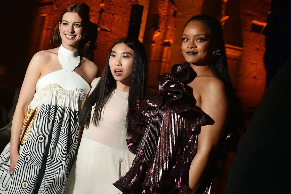 Anne Hathaway, Akwafina y Rihanna, en la premiere de Oceans 8 en Nueva York; la película de Gary Ross se estrena mañana en nuestras salas