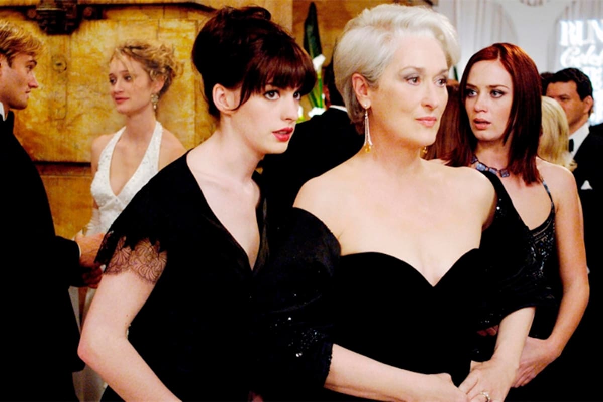 Anne Hathaway, Meryl Streep y Emily Blunt, protagonistas de la recordada El diablo viste a la moda
