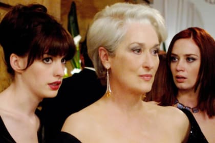 Anne Hathaway, Meryl Streep y Emily Blunt, en El diablo viste a la moda