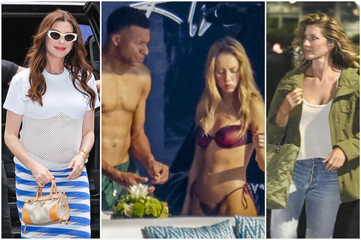 Anne Hathaway volvió a captar miradas luciendo su embarazo en Nueva York mientras Ester Expósito y Kylian Mbappé disfrutaron de una jornada de relax en Cerdeña y Gisele Bündchen protagonizó una producción de fotos en Río de Janeiro