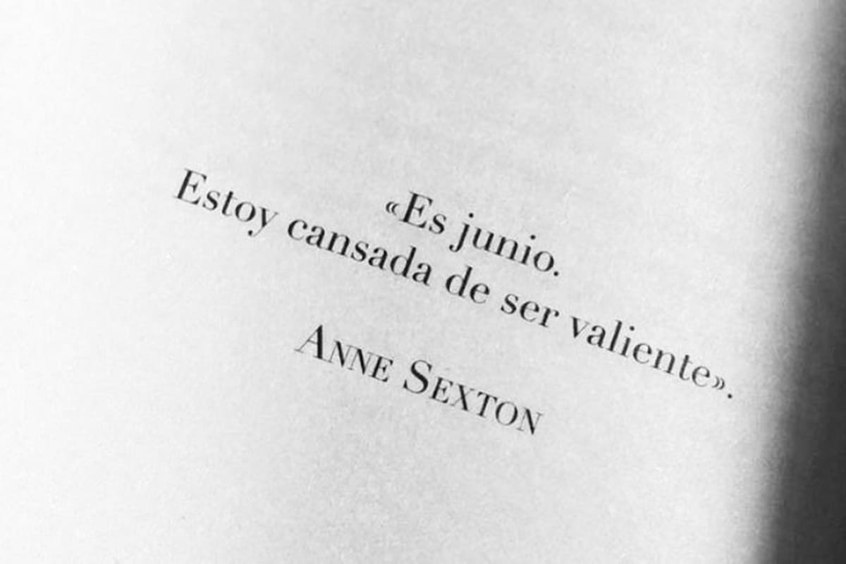 Anne Sexton "es junio"