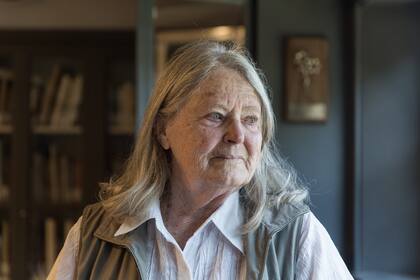 Annelise de De la Cruz tiene 87. Llegó a Bariloche cuando tenía 36. "Era un pueblo", dice.