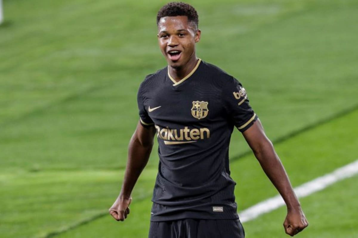 Ansu Fati abrió el marcador para Barcelona ante Celta por la Liga de España