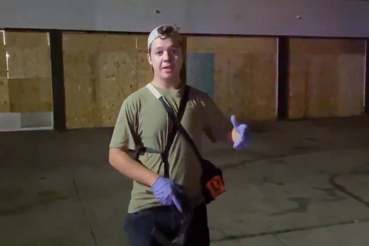 Ante de dispararles a los manifestantes en Wisconsin, Kyle Rittenhouse fue entrevistado por un portal de noticias