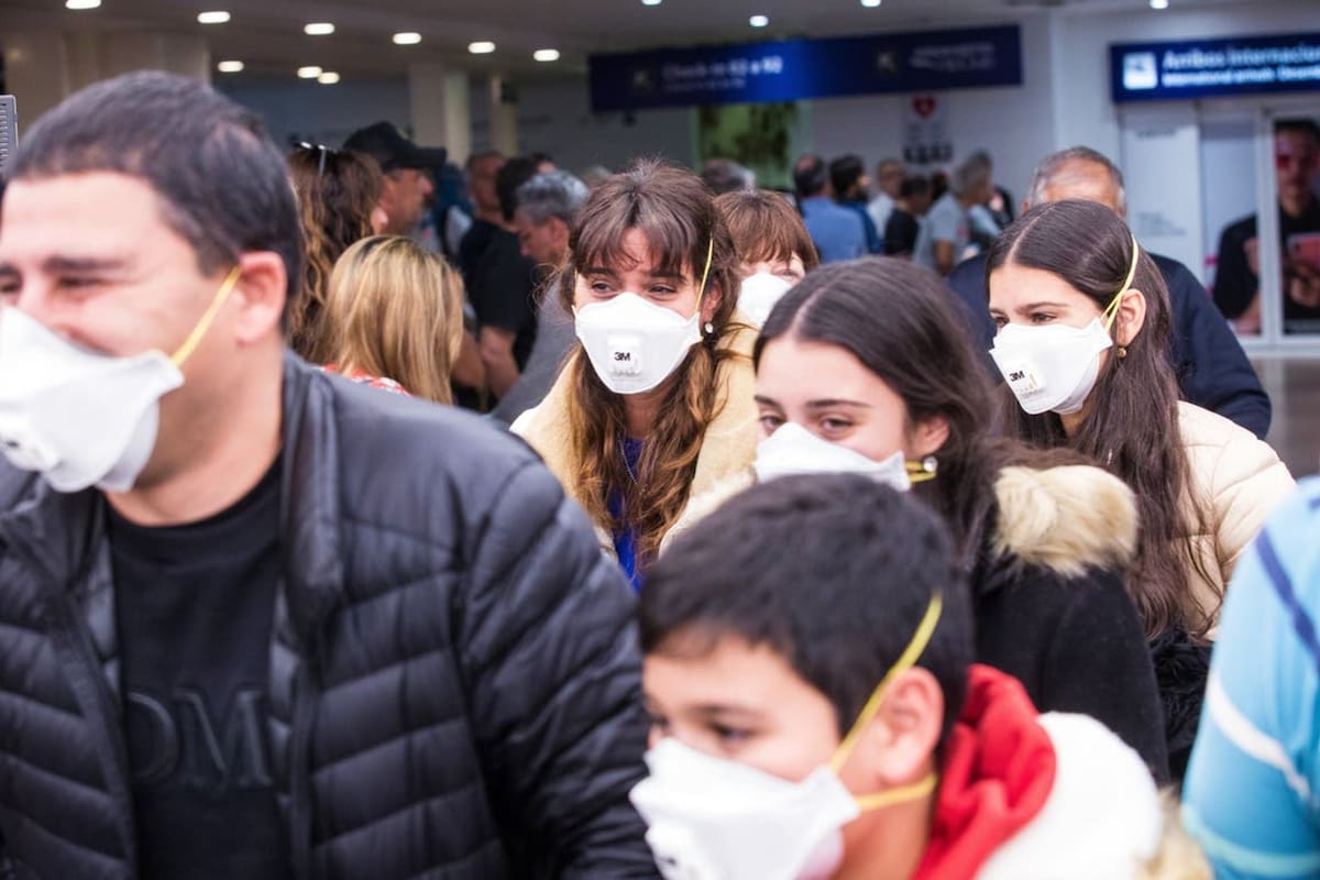 Ante el brote de coronavirus hay personas que extremaron sus medidas de seguridad para evitar contagios