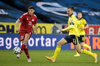 Ante Georgia, Zlatan Ibrahimovic regresó a la selección de Suecia, en un partido muy disputado.