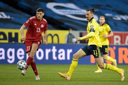 Ante Georgia, Zlatan Ibrahimovic regresó a la selección de Suecia, en un partido muy disputado.