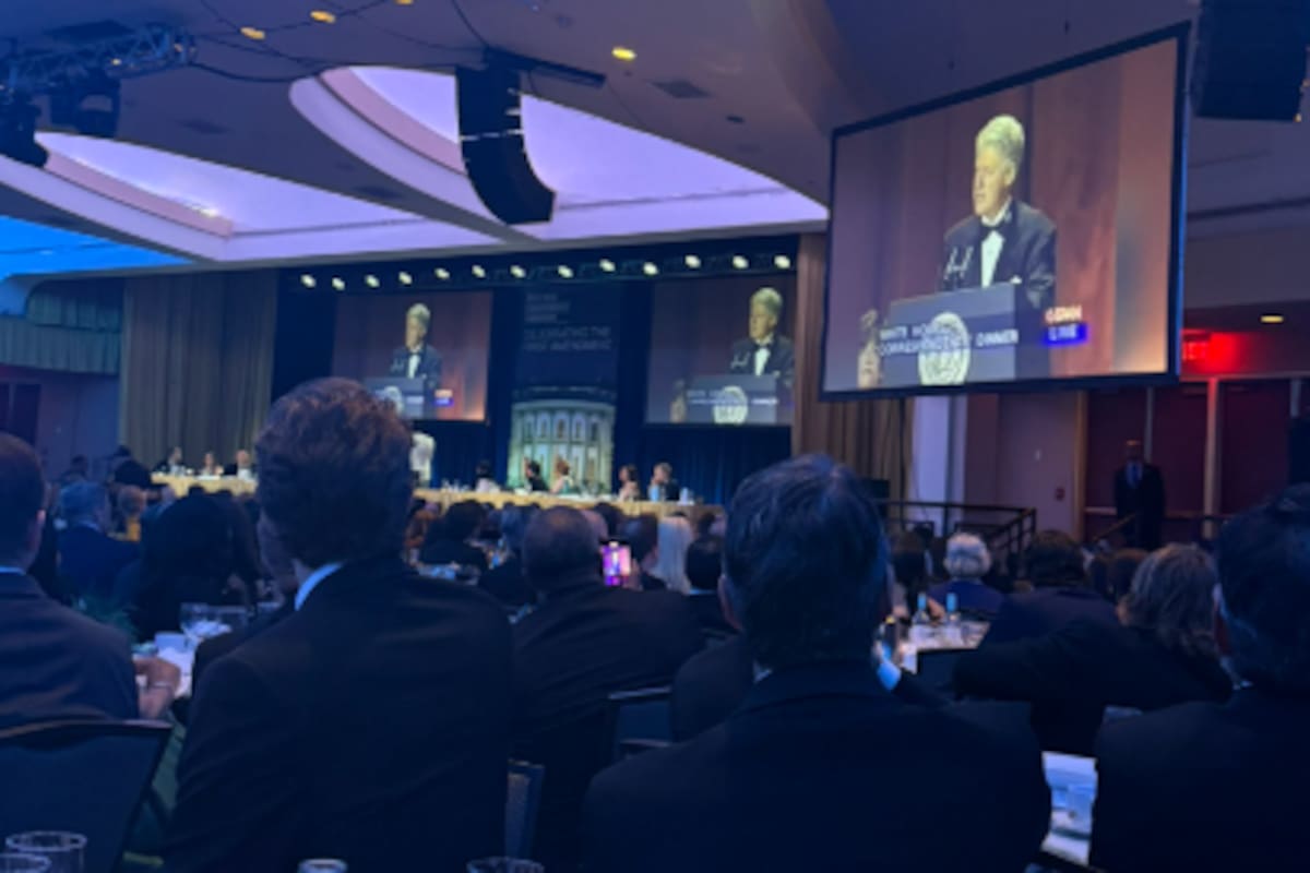 Ante la ausencia de Trump, la Asociación de Corresponsales proyectó un video con la participación de otros presidentes en cenas previas