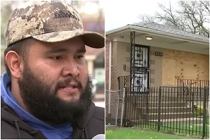 Ante la falta de intervención policial, el dueño optó por convivir con los presuntos intrusos hasta forzar su salida de su casa en Chicago
