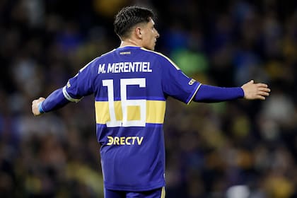 Ante Vasco da Gama, en la Bombonera, Merentiel fue suplente por primera vez en esta Copa Sudamericana