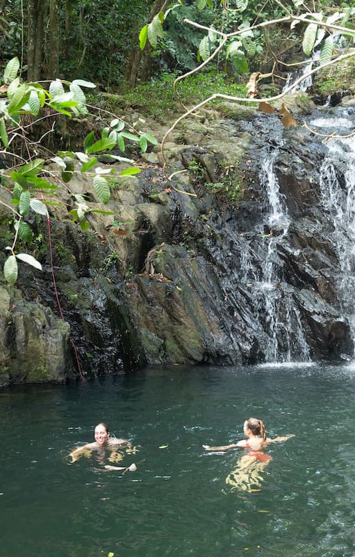 Antelope Falls en el Mayflower Bocawina National Park.