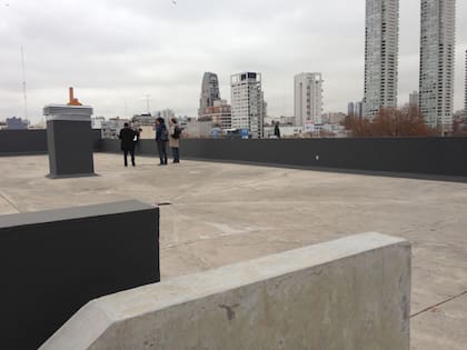Antes. Así lucían las columnas de las ventilaciones que, como parte del proyecto, debían ser "camufladas".
