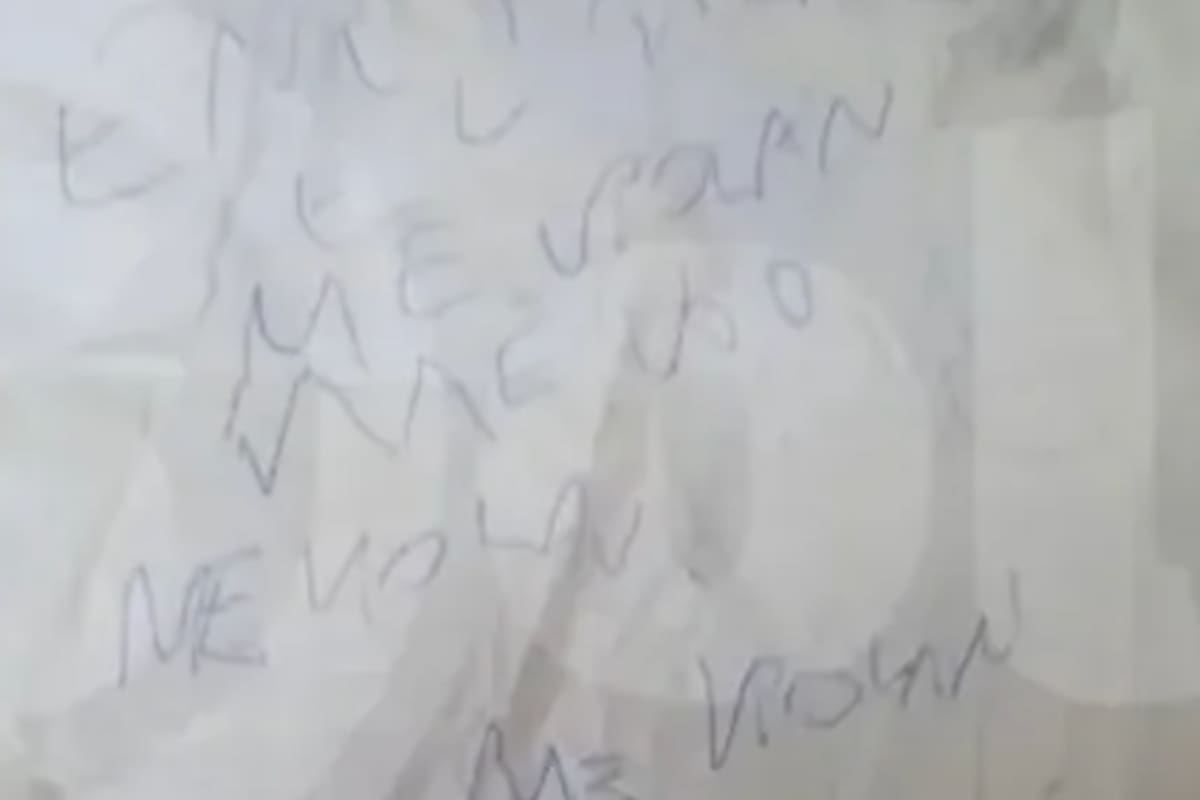 Antes de fallecer, Evelyn denunció en una servilleta que un enfermero la violaba.