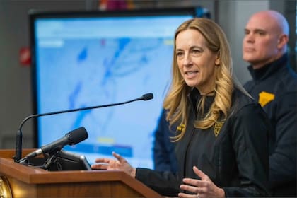 Antes de irrumpir en la política, Mikie Sherrill fue miembro de la Marina estadounidense y participó en operaciones en Medio Oriente