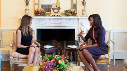 Antes de que Donald Trump asumiera como presidente, Michael Obama invitó a Melania Trump para visitar la Casa Blanca