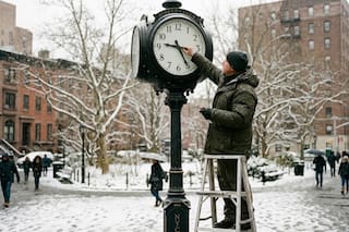 Confirman cuándo cambia la hora en Nueva York y el día que se espera la primera nevada