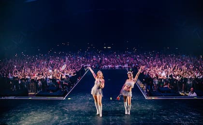 Antes de su llegada al Gran Rex, donde se presentaron por última vez hace 19 años, las artistas estuvieron en Atenas, Madrid, Marbella, Roma, Nápoli y Milán