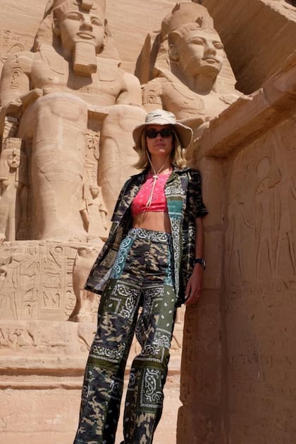 Antes de Tailandia, estuvo unos días en Egipto.