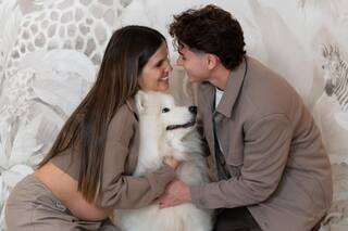 Julián Álvarez y Emilia Ferrero compartieron la sesión de fotos más íntima y especial