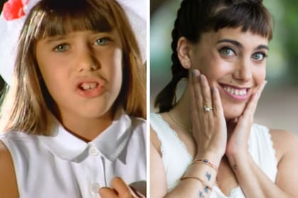 Antes y ahora. Daniella Mastricchio, en los tiempos de Cris Morena y en su presente, en donde busca lanzarse como cantante