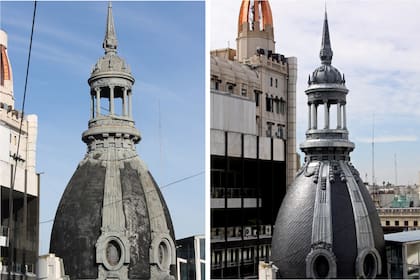 Antes y después de la Tienda Central Gath & Chaves, una tienda departamental, inspirada en París, que incorporó un concepto innovador para aquel entonces