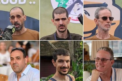 antes y despues de los rehenes de hamas