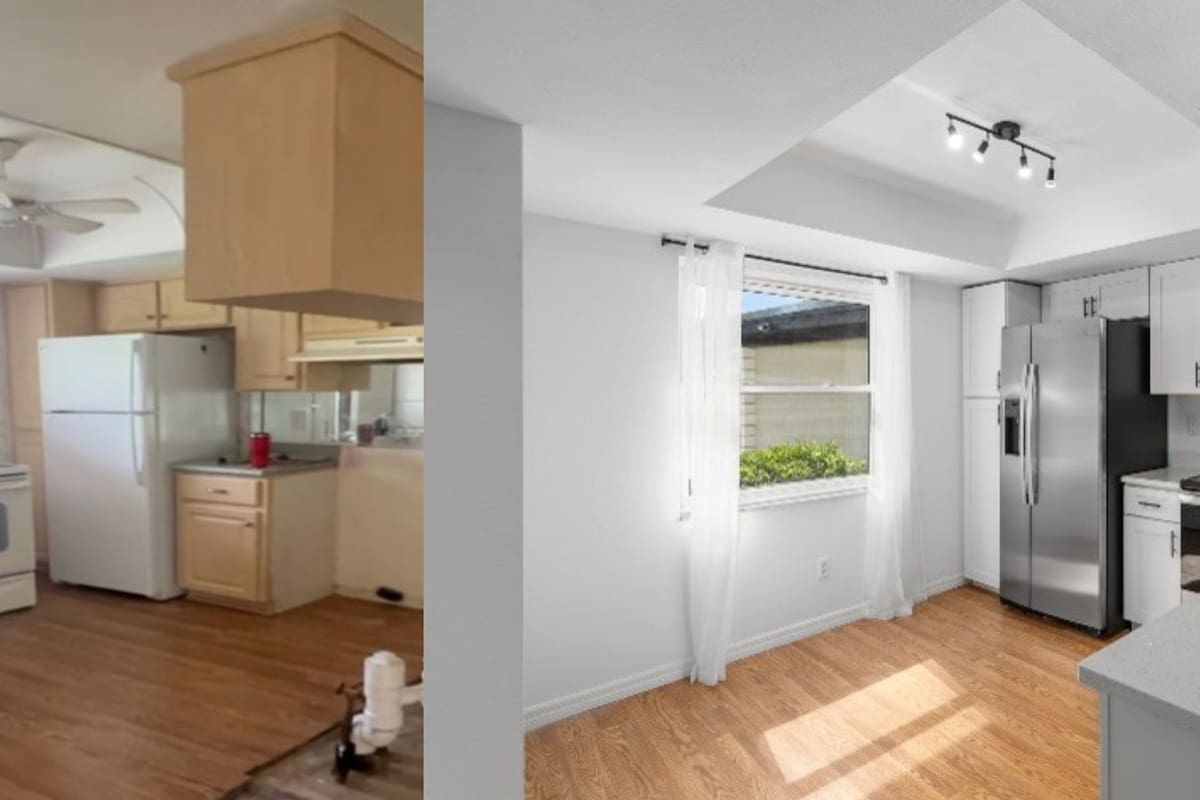 Antes y después de una cocina