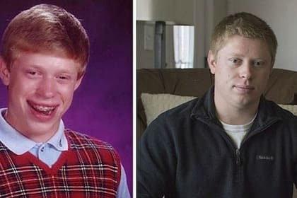 Antes y después. Kyle protagonizó uno de los memes más famosos de Internet. Fuente: celebsmoney.com