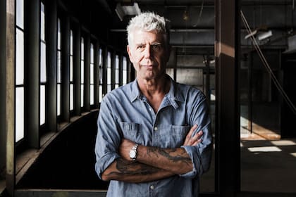 Anthony Bourdain, en Nueva York. El chef, autor del best seller "Kitchen Confidetial", murió en 2018, a los 61 años.
