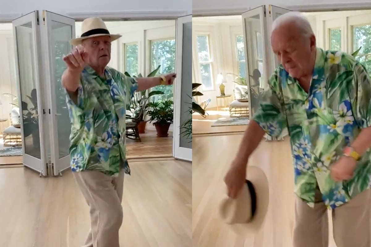 Anthony Hopkins enamoró a todos al bailar música caribeña