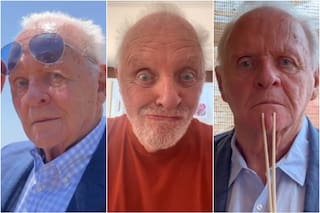 La reconversión de Anthony Hopkins: dejó de lado los sets y se volvió una estrella de TikTok