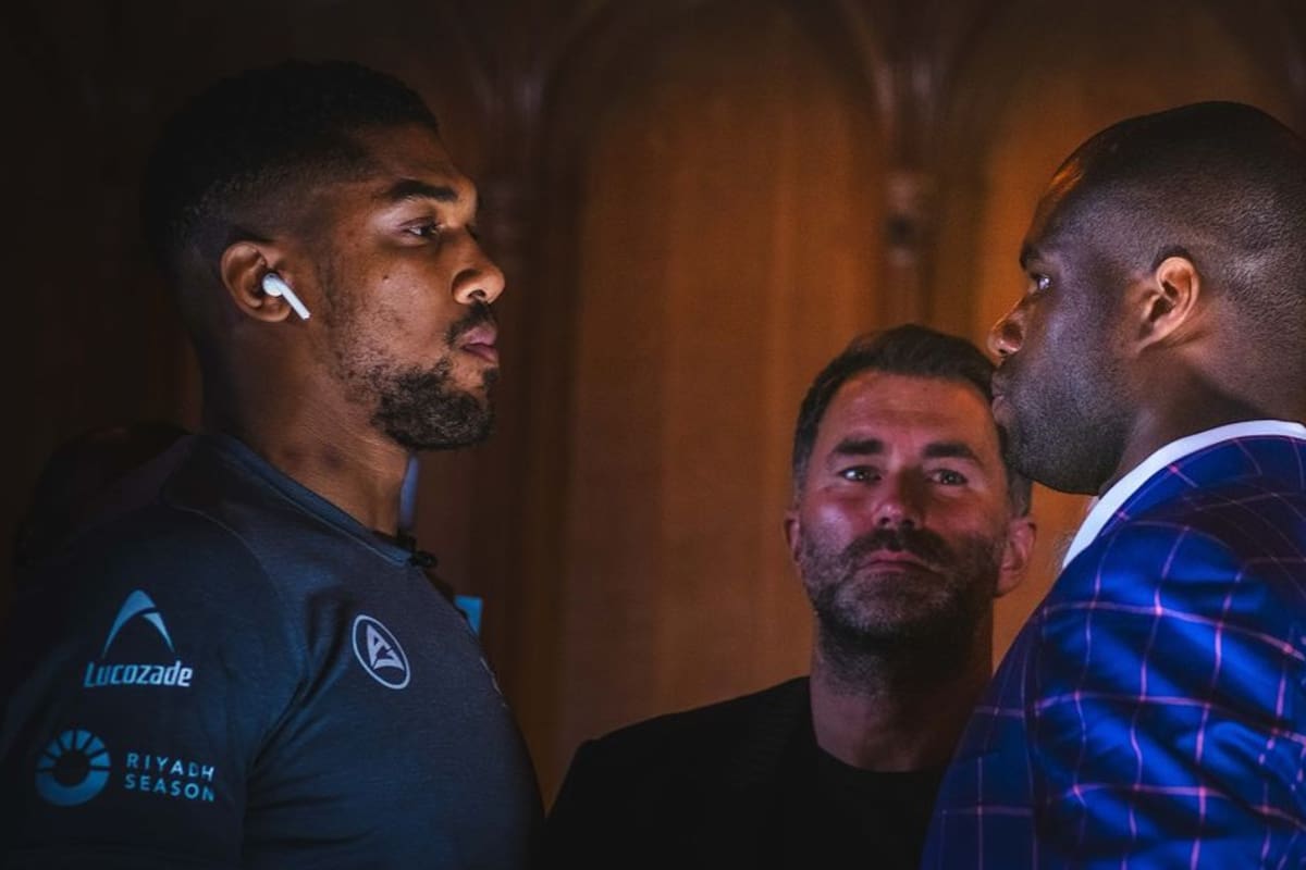 Anthony Joshua y Daniel Dubois