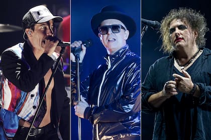 Anthony Kiedis, de Red Hot Chili Peppers, Neil Tennant, de Pet Shop Boys y Robert Smith, de The Cure: nombres de peso que volverán a pisar escenarios porteños en los próximos días