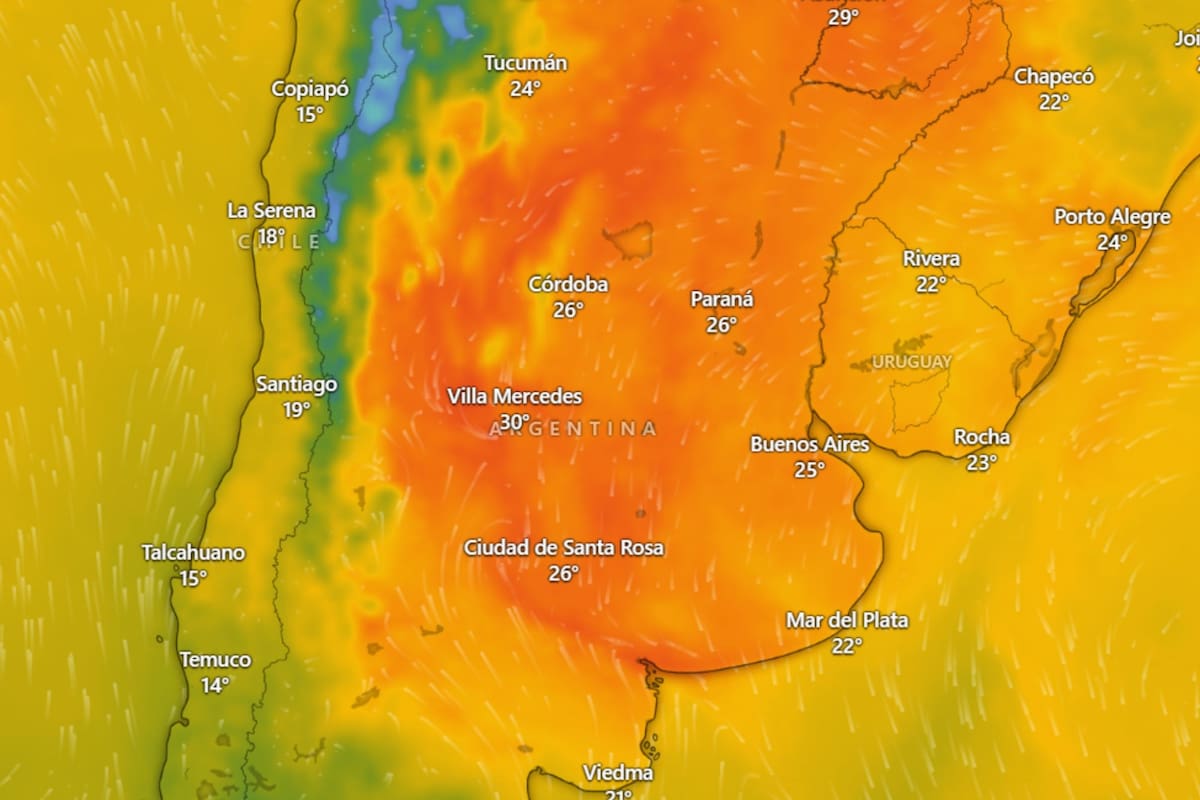 Anticipan una ola de calor para la ciudad de Buenos Aires y el centro del país