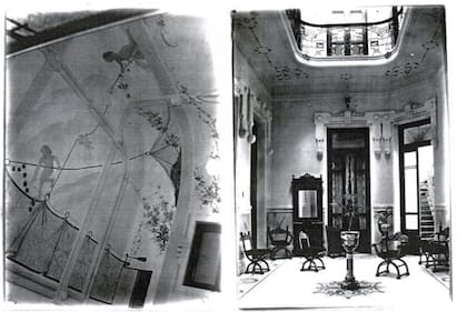 Así lucía el interior del palacio hace 100 años